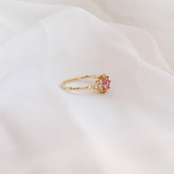 Calliope Ring in Pink Sapphire