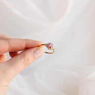 Calliope Ring in Pink Sapphire