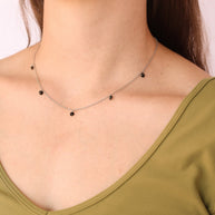 Madison Necklace in Black