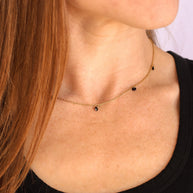 Madison Necklace in Black