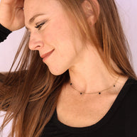 Madison Necklace in Black