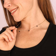 Madison Necklace in Black