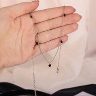 Madison Necklace in Black