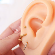 Mini Star Flat Back Stud