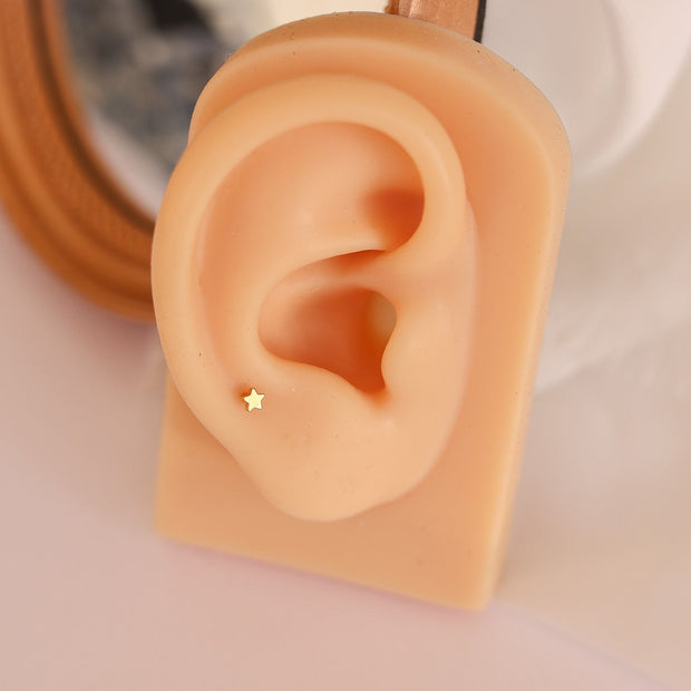 Mini Star Flat Back Stud