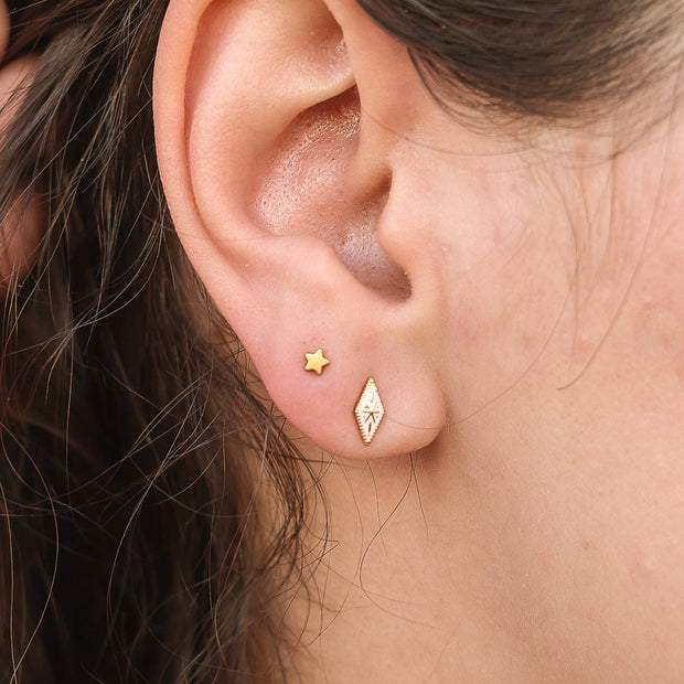 Mini Star Flat Back Stud