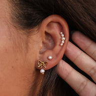 Jane Bow Earring