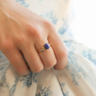 Blythe Ring in Lapis