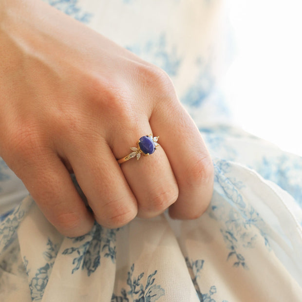 Blythe Ring in Lapis