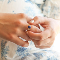 Blythe Ring in Lapis