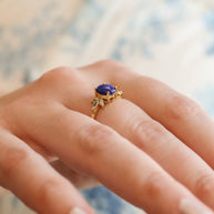 Blythe Ring in Lapis