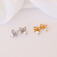 Jane Bow Earring