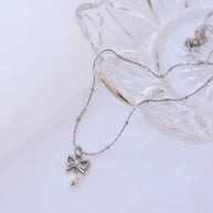 Jane Bow Necklace