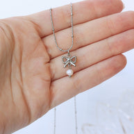 Jane Bow Necklace