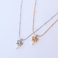 Jane Bow Necklace