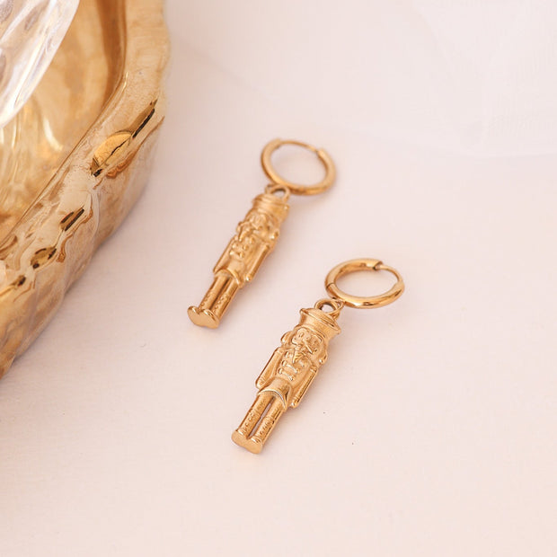 Nutcracker Huggie Hoop