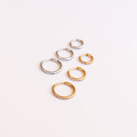 Micro Crystal Hoop