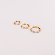Micro Crystal Hoop