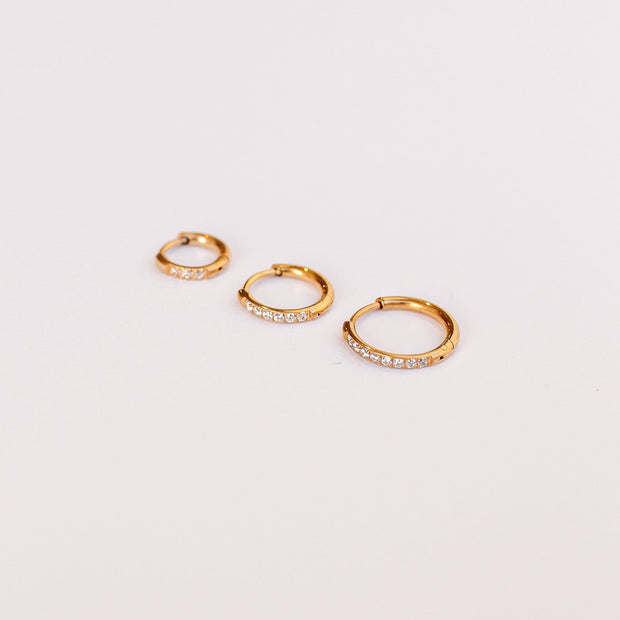 Micro Crystal Hoop