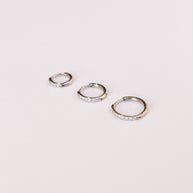 Micro Crystal Hoop