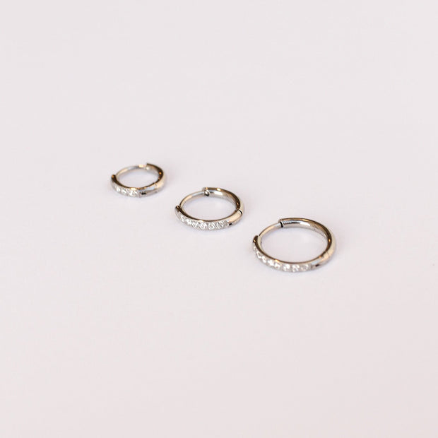 Micro Crystal Hoop