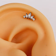Tiara Flat Back Stud