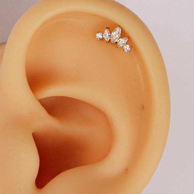 Tiara Flat Back Stud