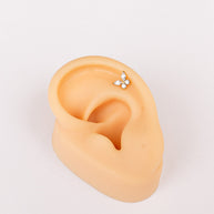 Crystal Butterfly Flat Back Stud