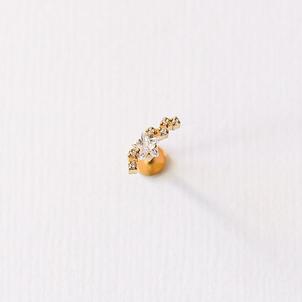 Star Cluster Flat Back Stud