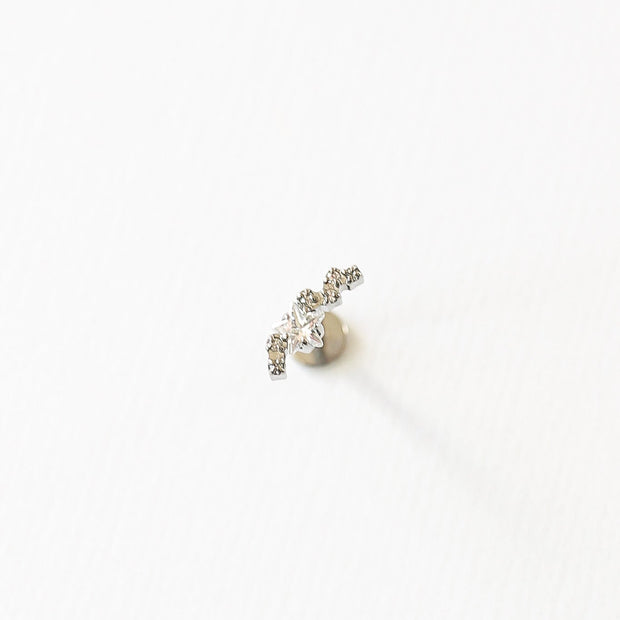 Star Cluster Flat Back Stud