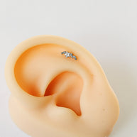 Star Cluster Flat Back Stud