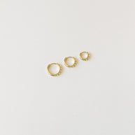 Micro Opal Hoop