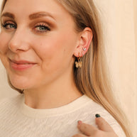 Crystal Butterfly Flat Back Stud