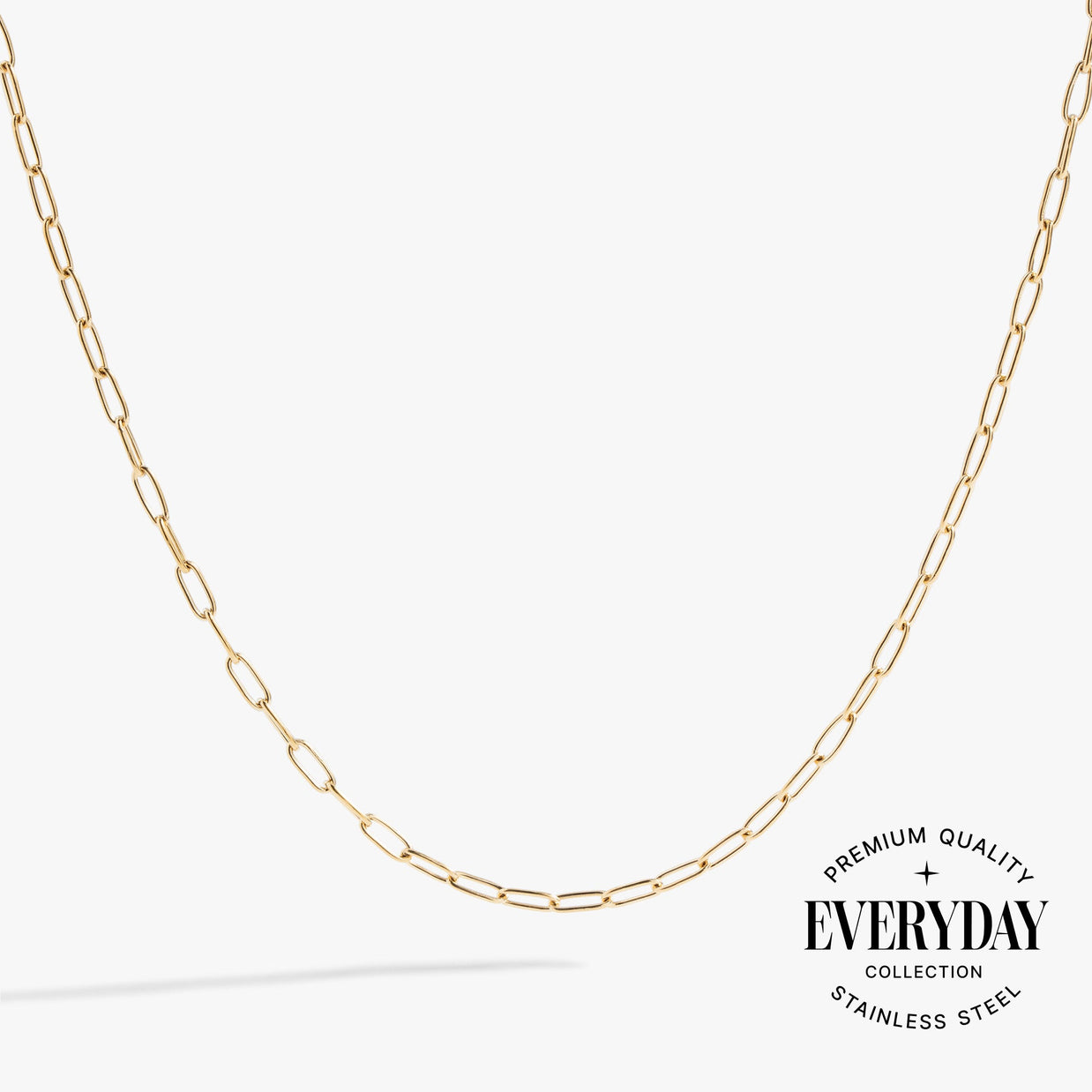 Paperclip Charm & Layering Necklace