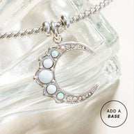 Opal Moon Interchangeable Charm