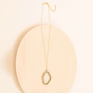 Labradorite Freestyle Pendant Necklace