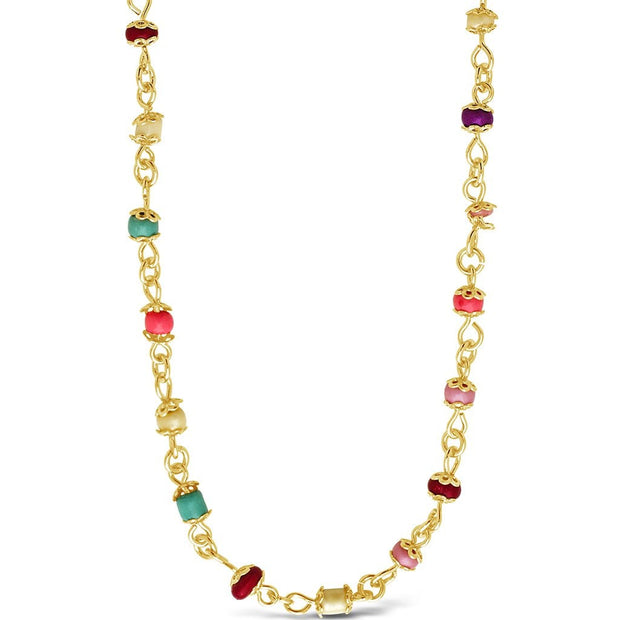 Multicolor Beaded Station Sunglass Chain