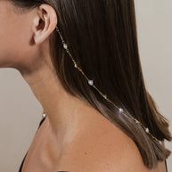 Delicate Stationed Leaf Sunglass Chain