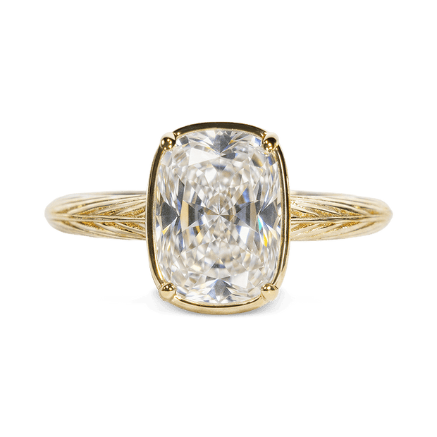 Sterling Silver Mini Elongated Cushion Ring