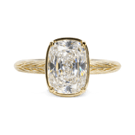 Sterling Silver Elongated Cushion Cocktail Ring 4ct & 8ct