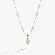 Mother of Pearl Beaded Necklace