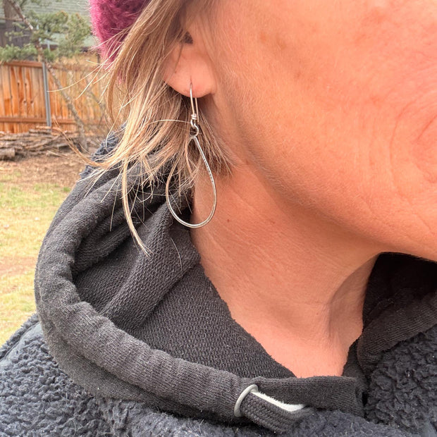 Drift Hoops | Sterling Silver