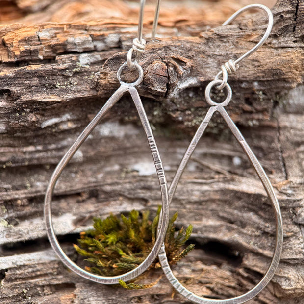 Drift Hoops | Sterling Silver