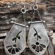 Echinacea Earrings | Sterling Silver