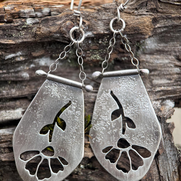Echinacea Earrings | Sterling Silver