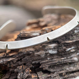 Edge Cuff | Sterling Silver