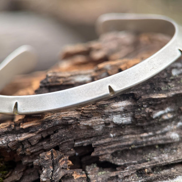 Edge Cuff | Sterling Silver