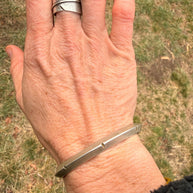 Edge Cuff | Sterling Silver