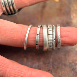Stacking Rings | Sterling Silver
