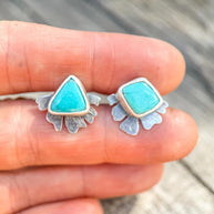 Unfold Studs | Carico Lake Turquoise